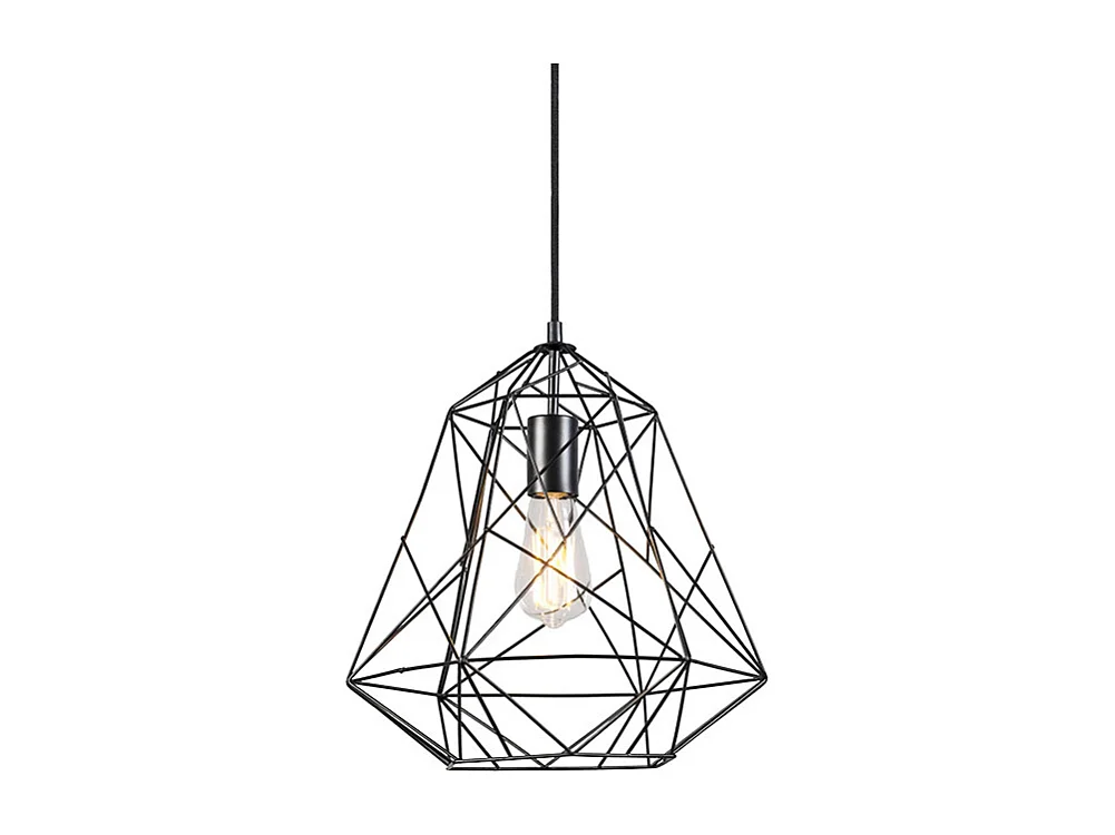 Lampe à suspension industrielle noire - Framework Basic