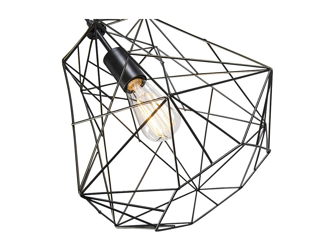 Suspension industrielle noire - Framework Basic