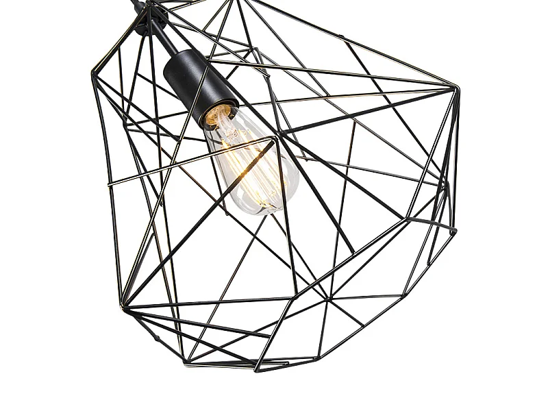 Suspension industrielle noire - Framework Basic