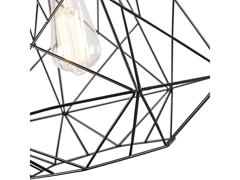 Suspension industrielle noire - Framework Basic