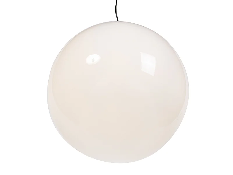 Suspension scandinave en verre opale 50 cm - Ball 50