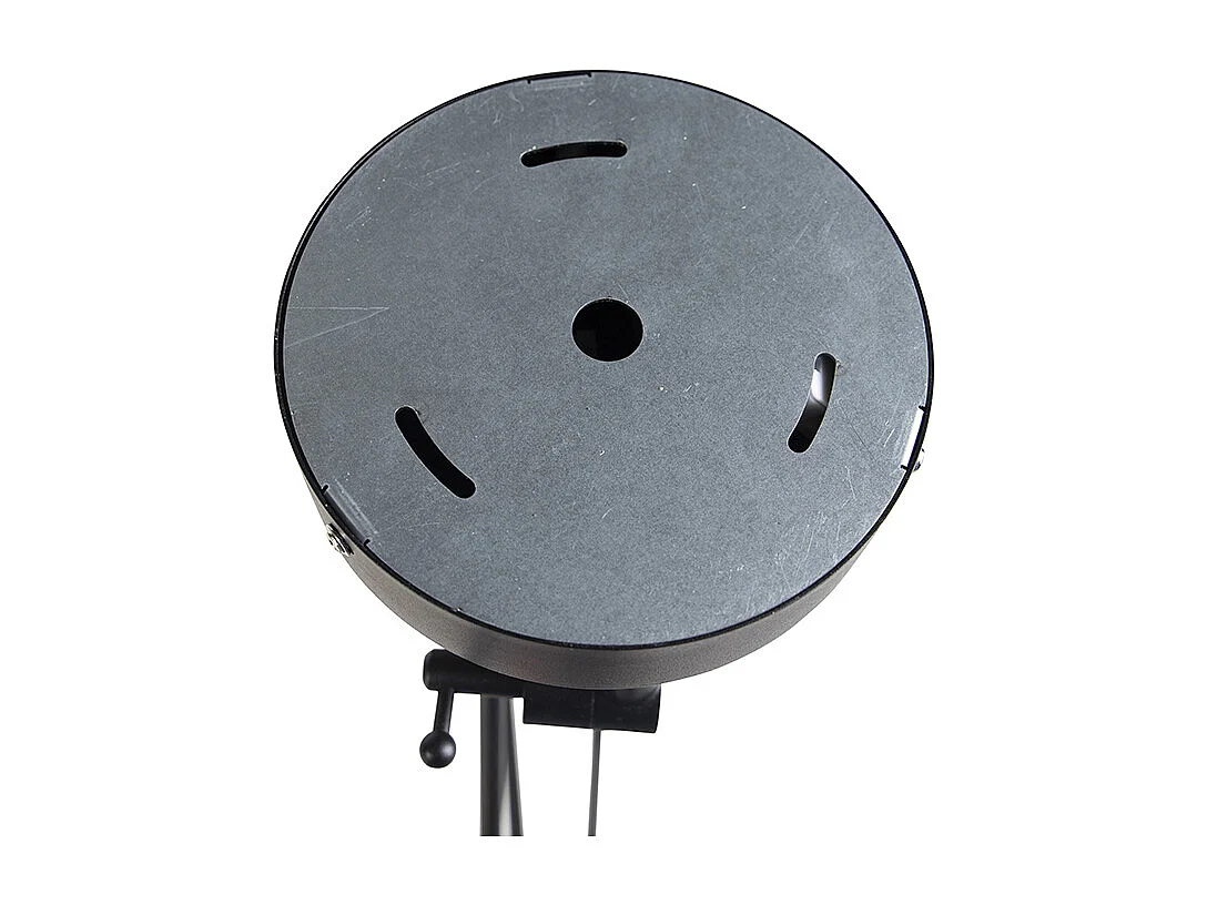 Suspension noire avec abat-jour en lin gris foncé 35 cm 2 lumières - Blitz