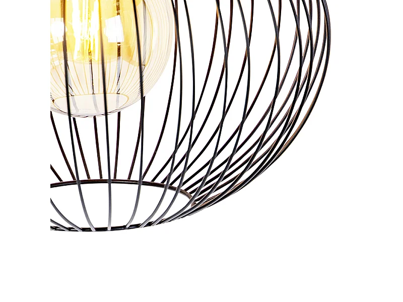 Lampe suspension noire - Wire Bake