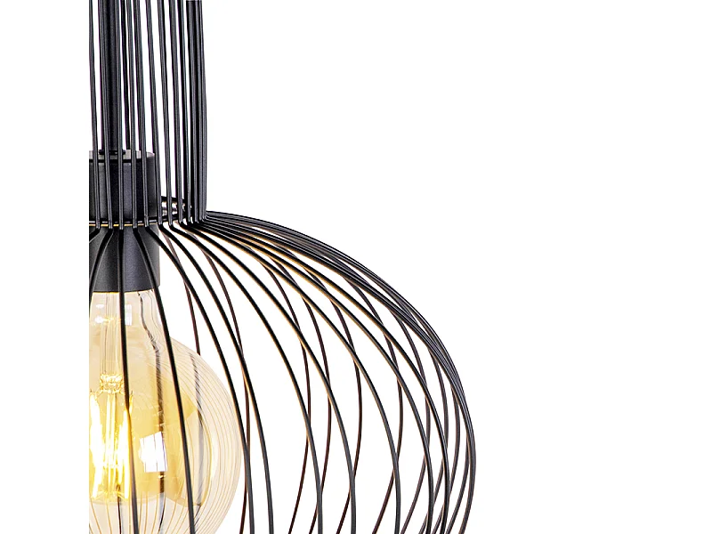 Suspension design noire - Wire Bake