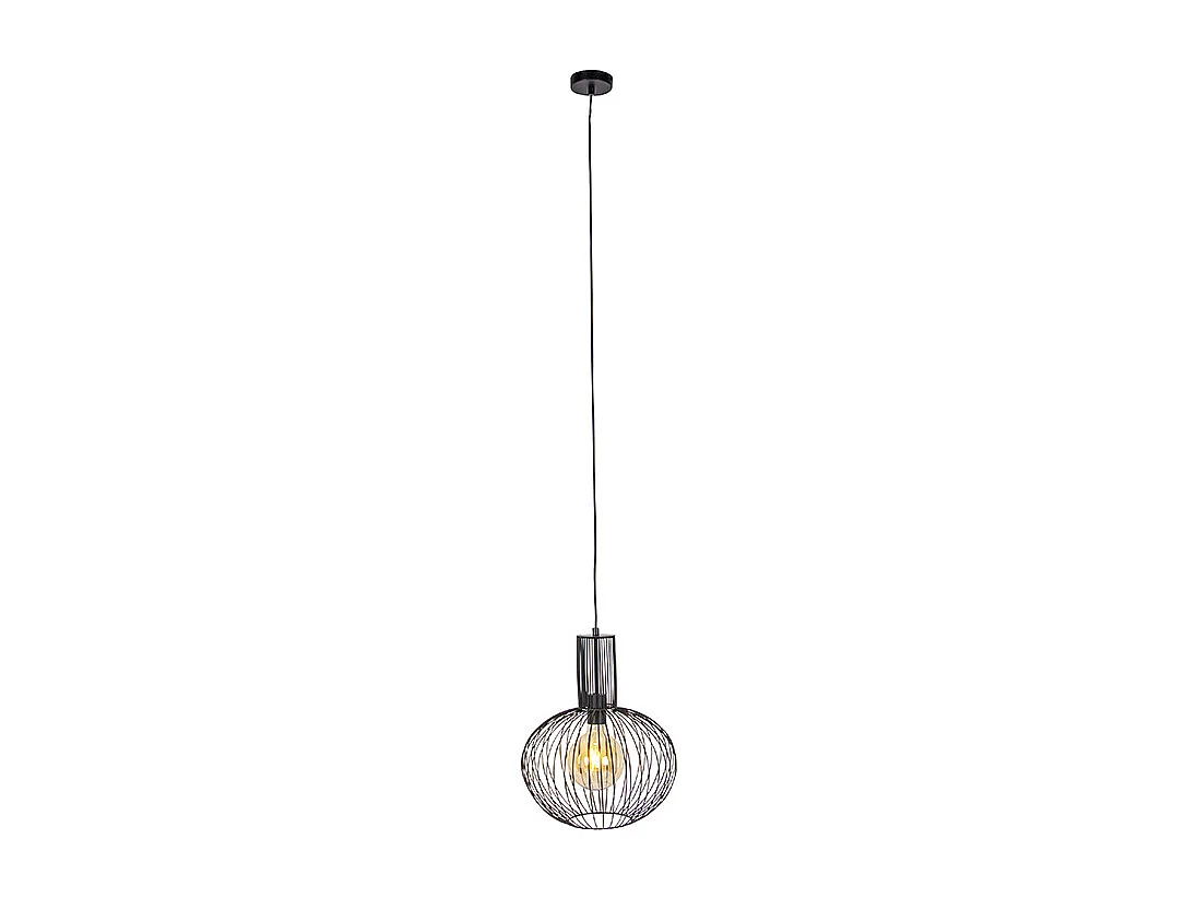 Suspension design noire - Wire Bake