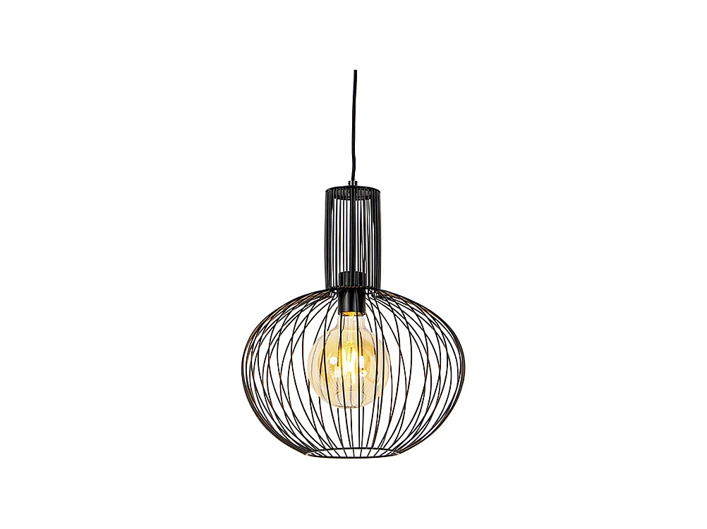 Lampe suspension noire - Wire Bake