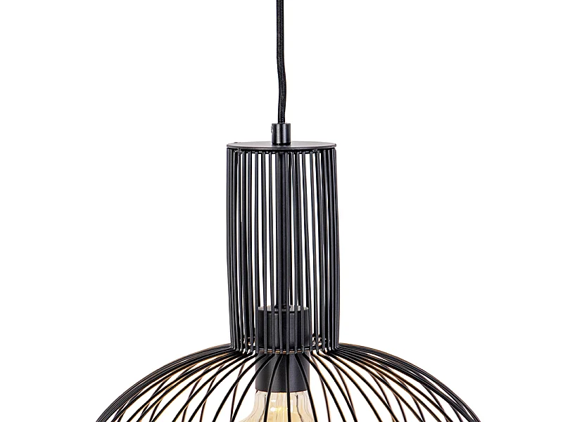 Suspension design noire - Wire Bake
