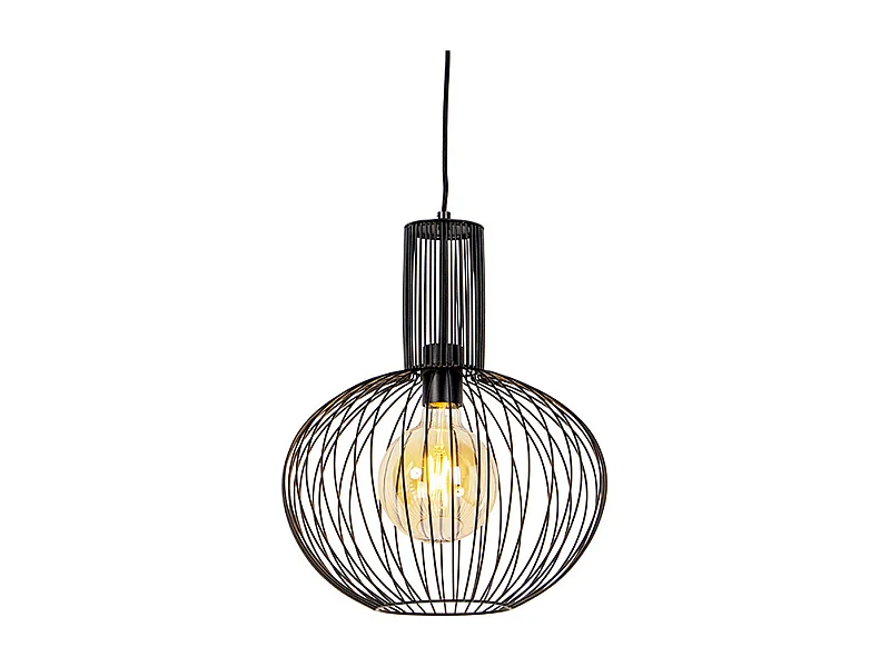 Suspension design noire - Wire Bake