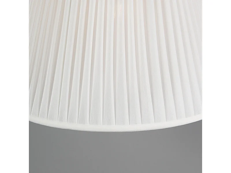 Suspension rétro crème 45 cm - Plisse