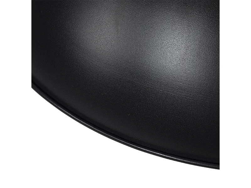 Suspension industrielle noire avec or 2 lumières - Magnax