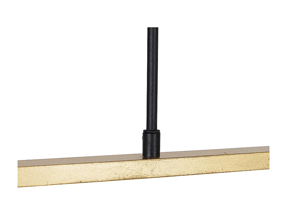 Suspension noire avec or avec LED dimmable - Bold