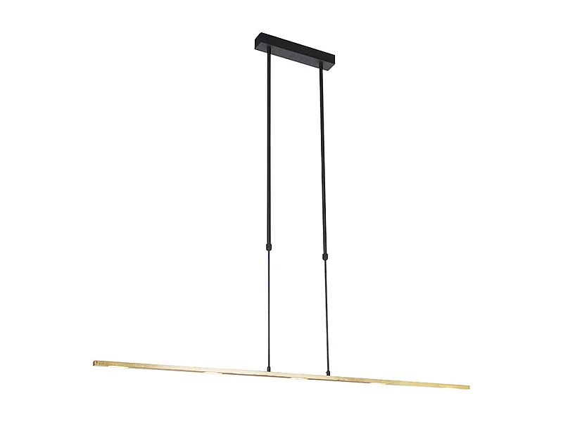 Suspension noire avec or avec LED dimmable - Bold