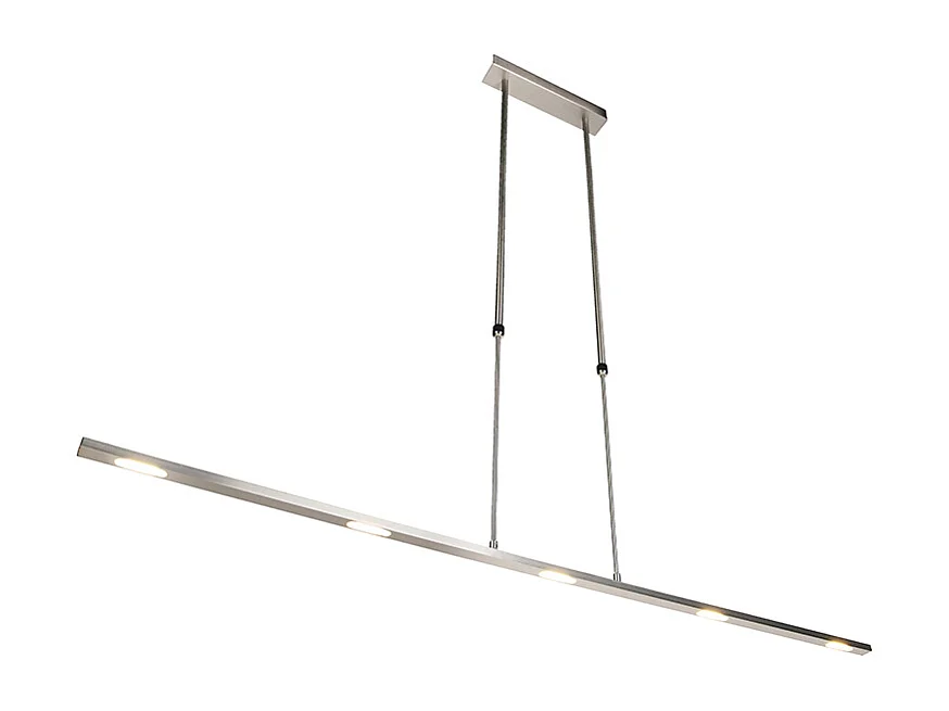 Suspension moderne en acier avec LED réglable - Bold
