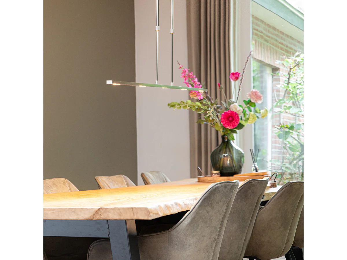 Suspension moderne en acier avec LED réglable - Bold