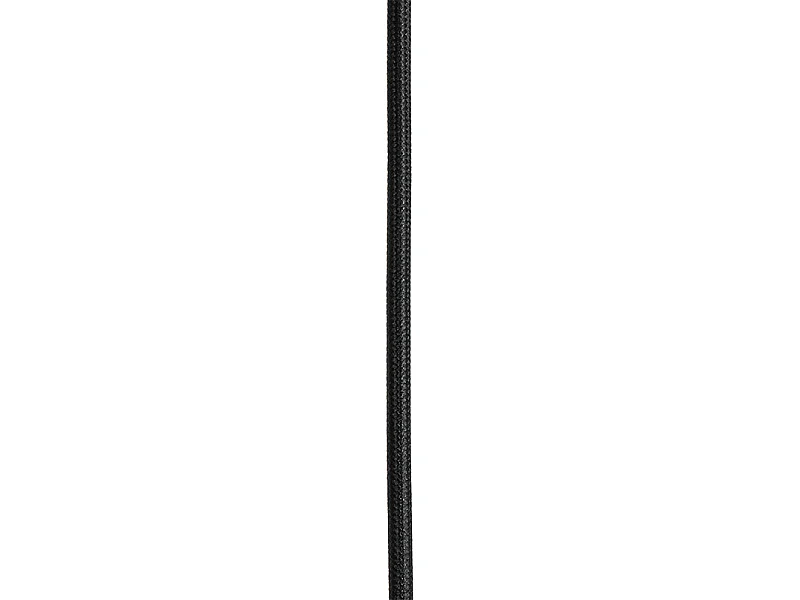 Suspension moderne noire 100 cm 5 lumières avec verre fumé - Athènes