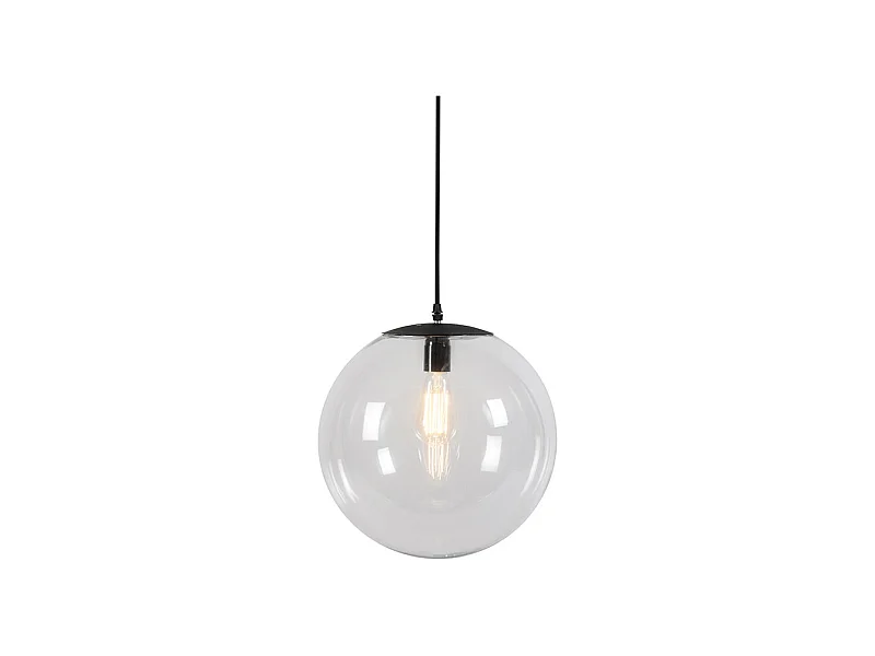 Suspension moderne transparente 35 cm - Pallon