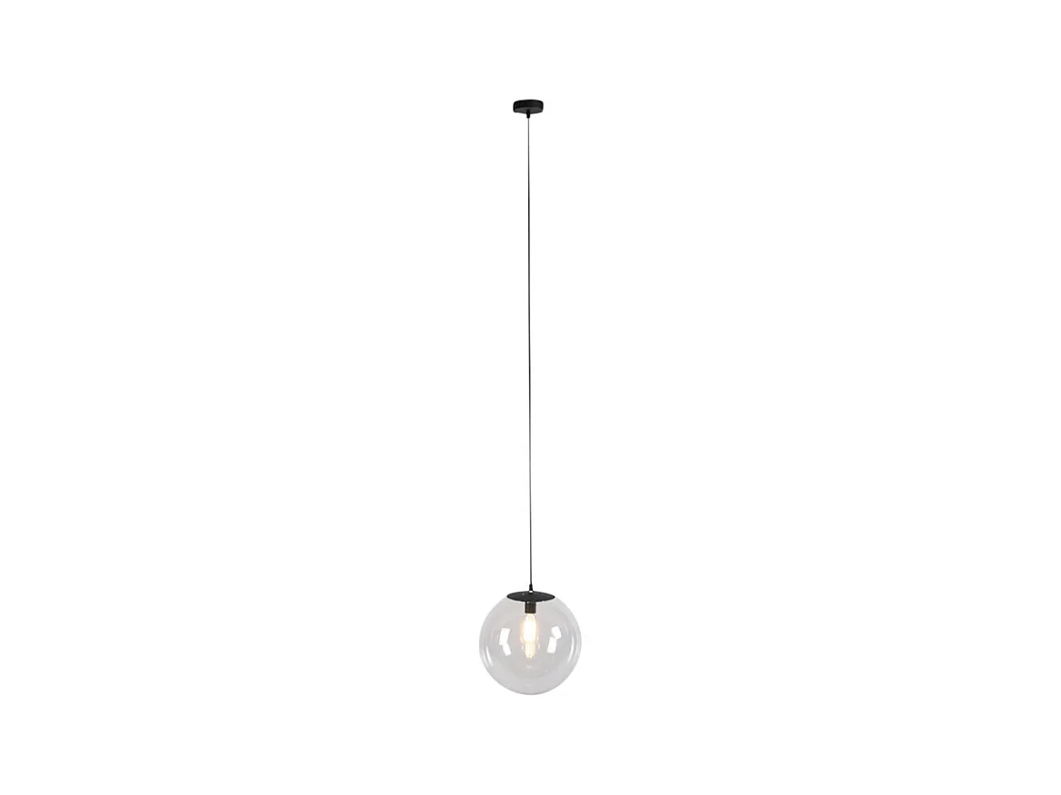 Suspension moderne transparente 35 cm - Pallon