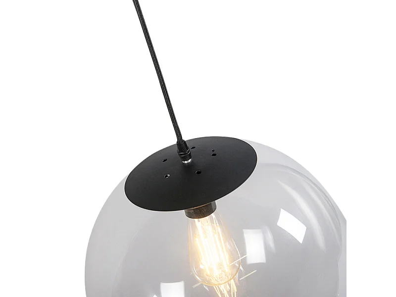 Suspension moderne transparente 35 cm - Pallon