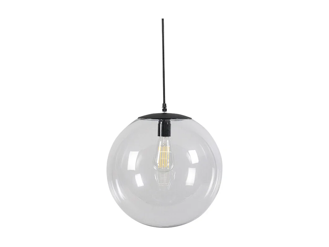 Suspension moderne transparente 35 cm - Pallon