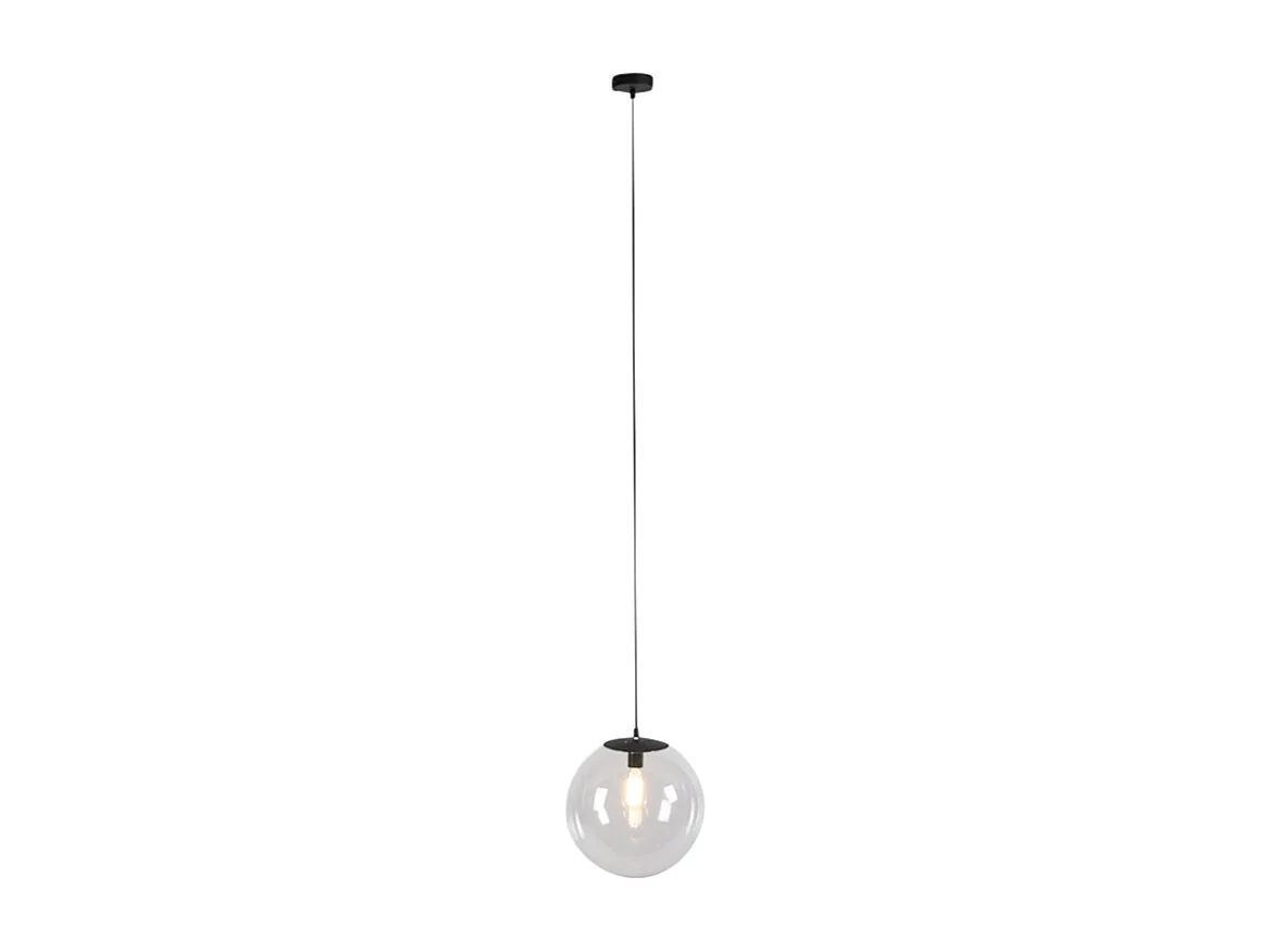 Suspension moderne transparente 35 cm - Pallon