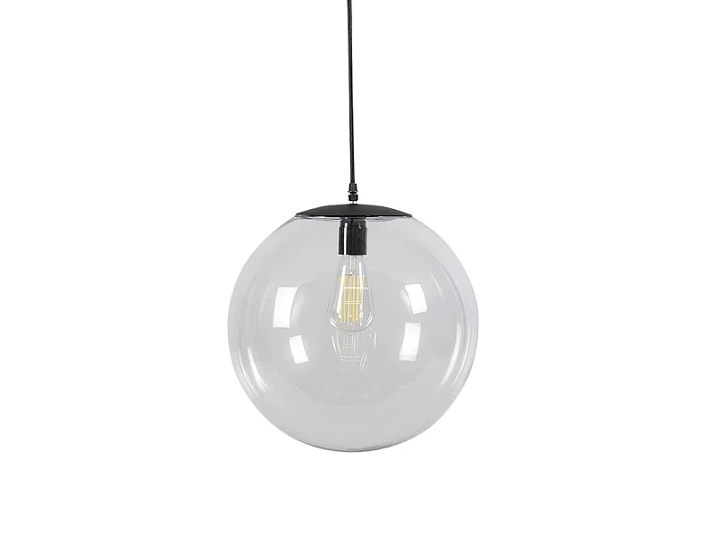 Suspension moderne transparente 35 cm - Pallon