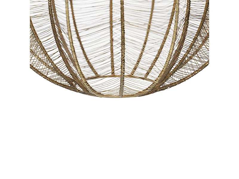 Suspension industrielle bronze et noir 38 cm - Dong