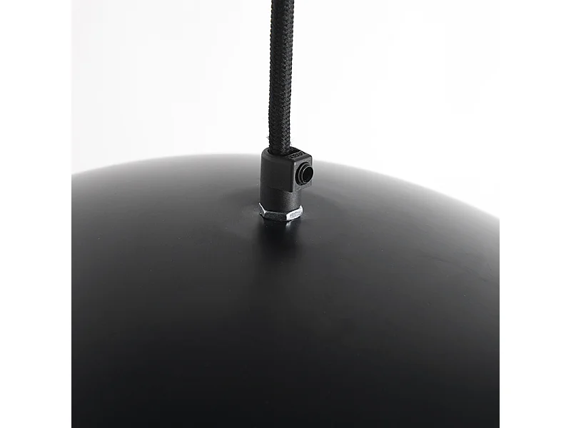 Suspension industrielle noire avec or 50 cm - Magna Eco