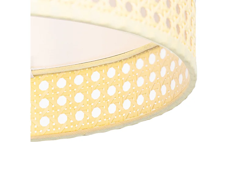 Suspension orientale noire avec rotin 30 cm - Magna Rattan