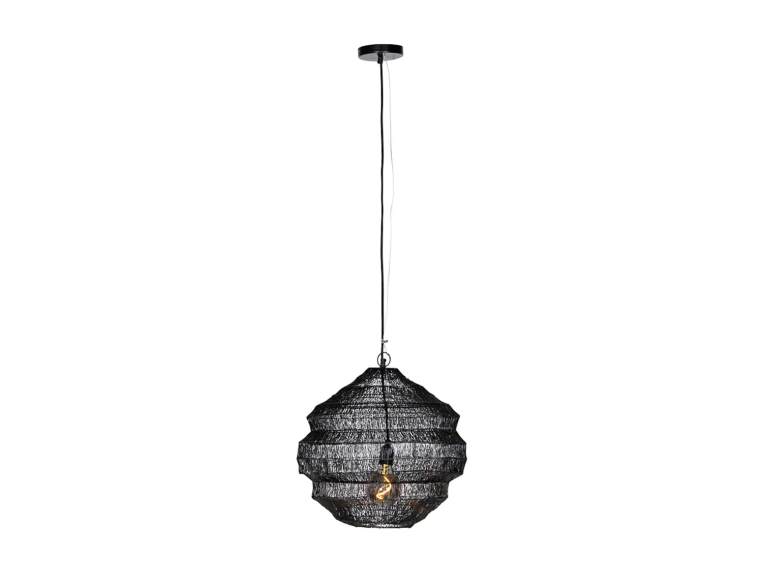 Suspension orientale noire 45 cm x 40 cm - Vadi