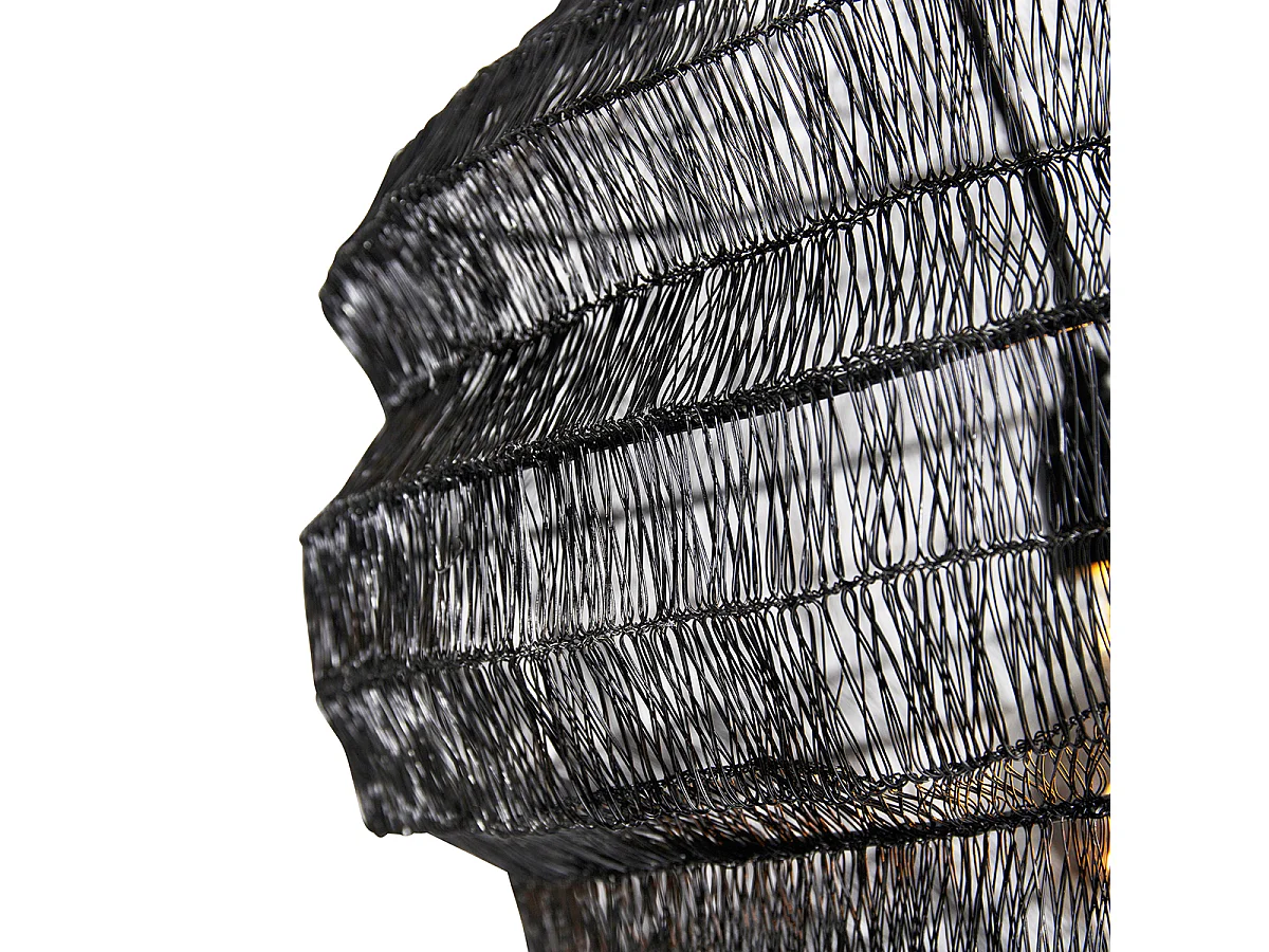 Suspension orientale noire 45 cm x 40 cm - Vadi