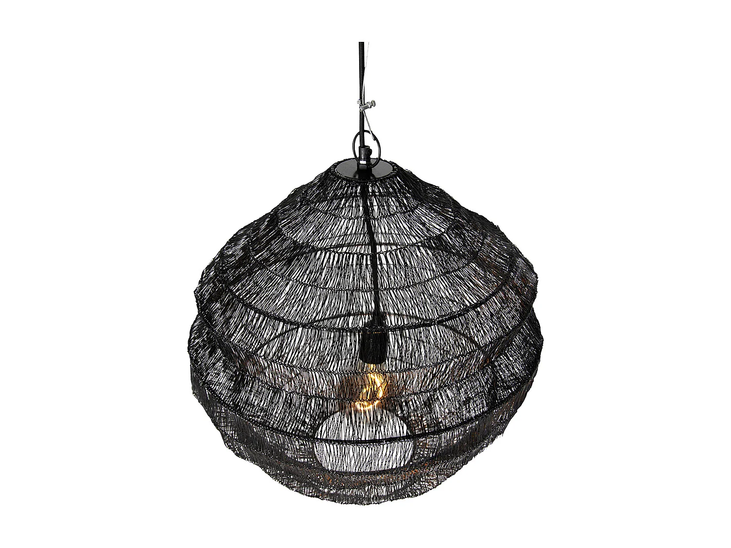 Suspension orientale noire 45 cm x 40 cm - Vadi