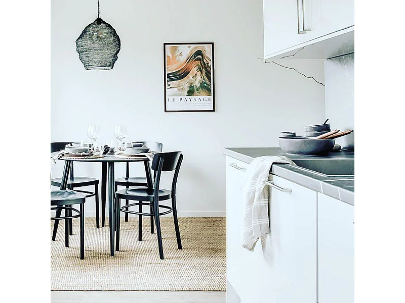 Suspension orientale noire 45 cm x 40 cm - Vadi