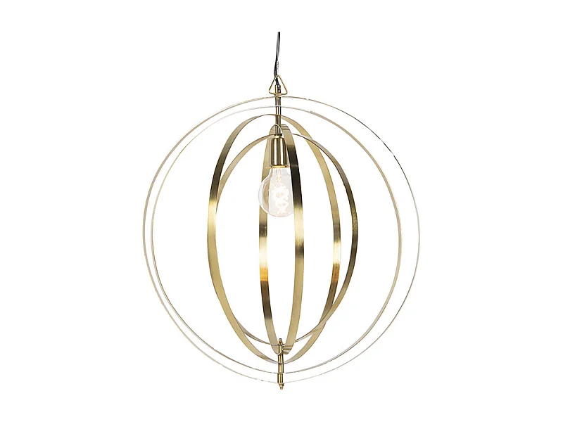 Suspension vintage en laiton - Rings