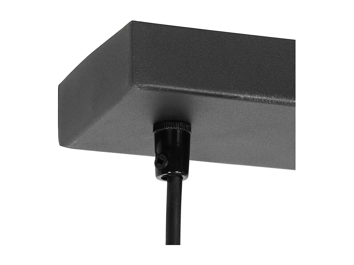 Suspension moderne noire 5 lumières - Jeana