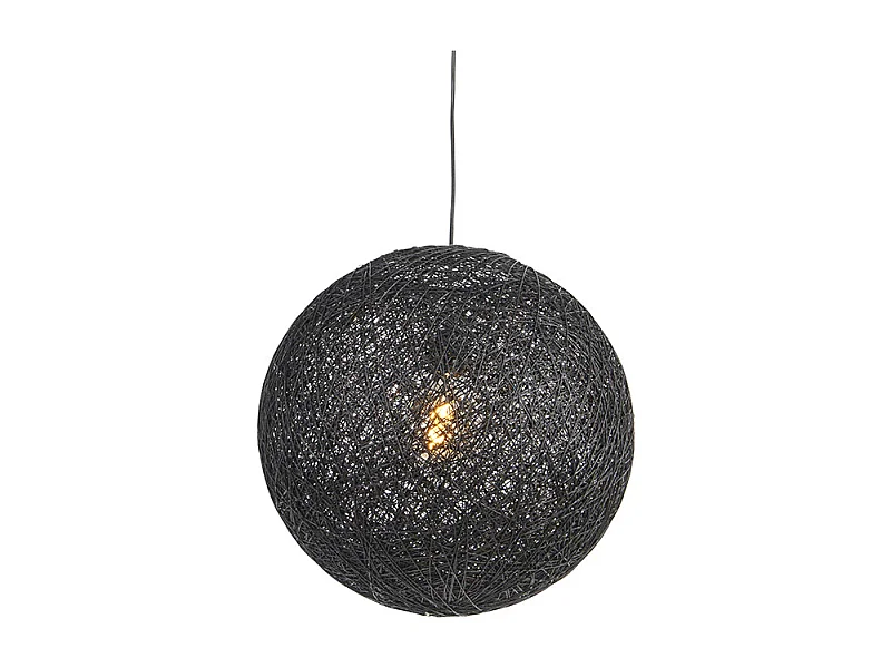 Suspension design sphère noire 45cm - Corda