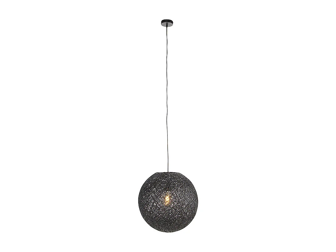 Suspension design sphère noire 45cm - Corda