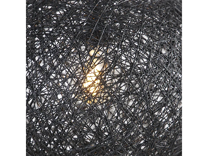 Suspension design sphère noire 45cm - Corda