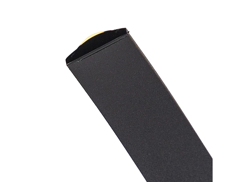 Suspension design noire à intensité variable avec LED large - Twisted