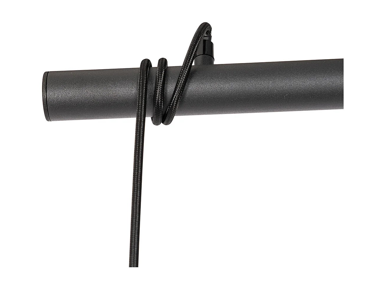 Suspension industrielle noire 3 lumières - Flor