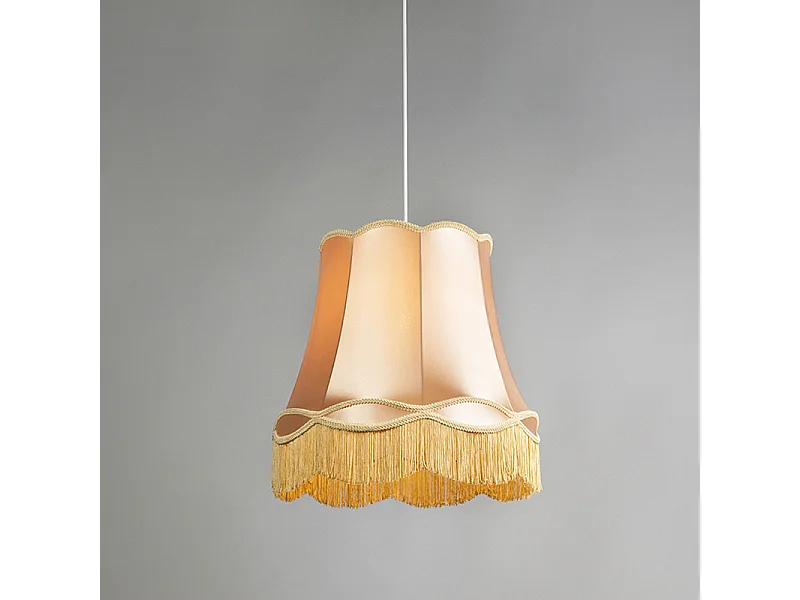 Ensemble de 4 lampes suspendues rétro colorées 45 cm - Granny