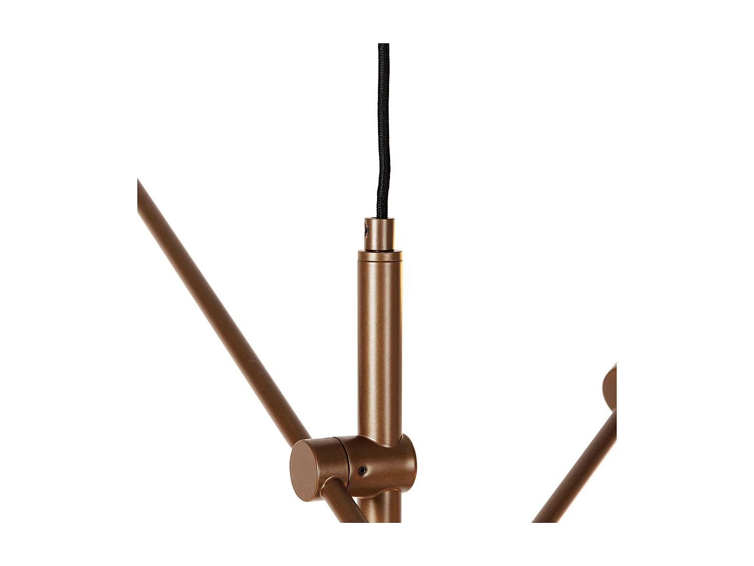 Suspension industrielle bronze foncé 6 lumières - Sydney