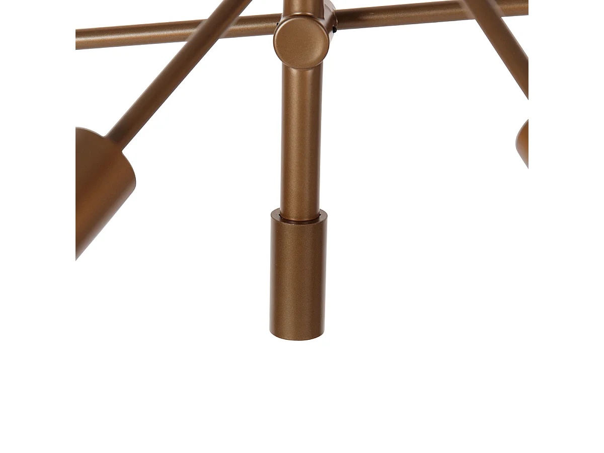 Suspension industrielle bronze foncé 6 lumières - Sydney