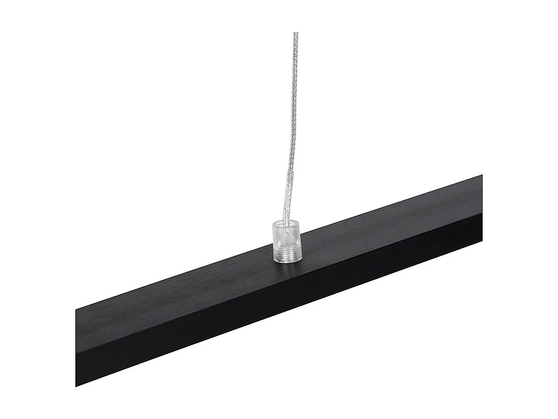 Lampe à suspension design noire avec LED - Banda