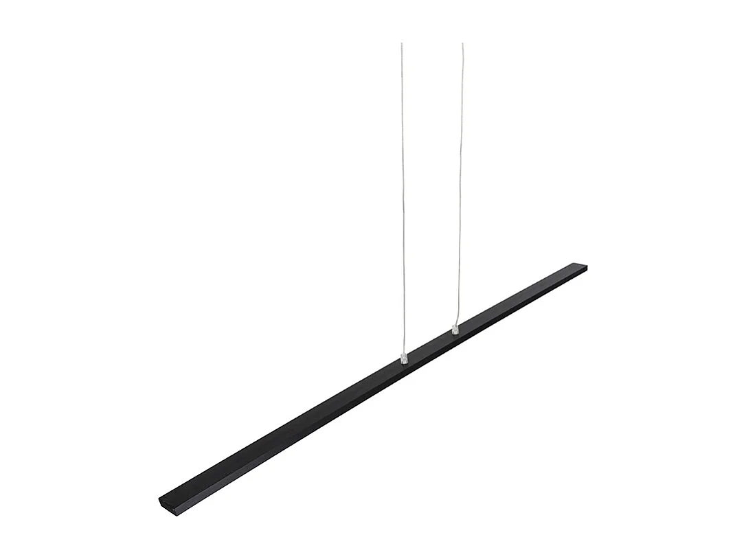 Lampe à suspension design noire avec LED - Banda