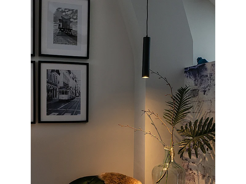 Suspension design noir - Tuba Small