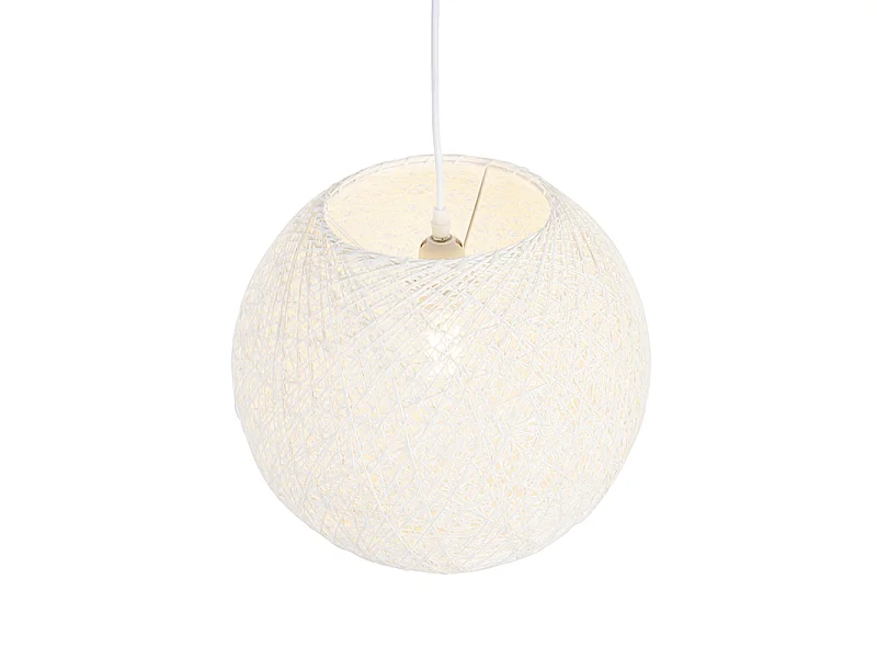 Suspension rustique blanche 35 cm - Corda