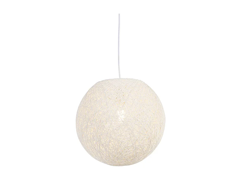 Suspension rustique blanche 35 cm - Corda