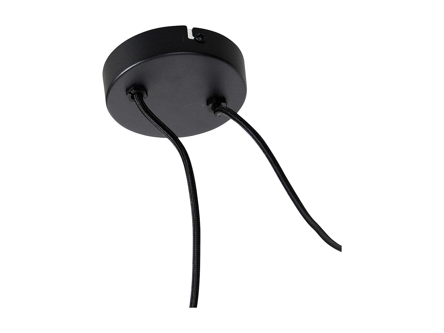 Suspension noire 2 lumières - Cava