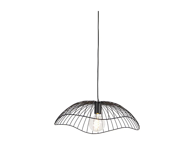 Suspension design filaire noire 50cm - Pua