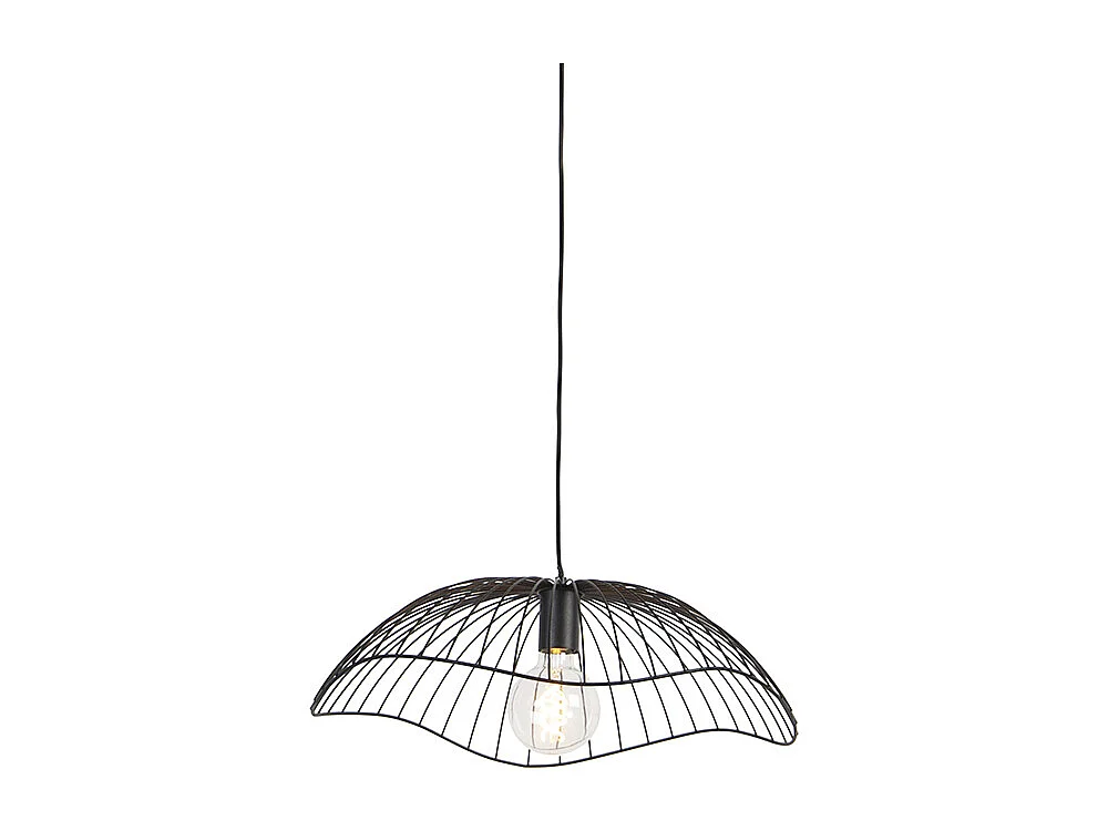 Suspension design filaire noire 50cm - Pua